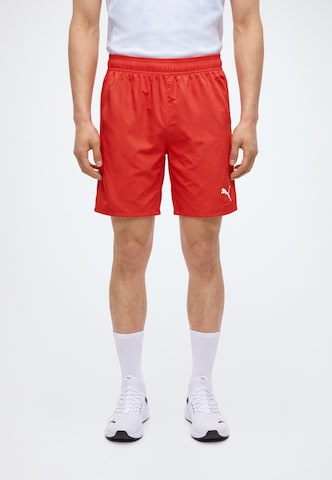PUMA - regular Pantalón deportivo 'RBS' en rojo: frente