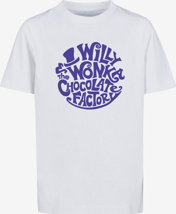 ABSOLUTE CULT Shirt 'Willy Wonka And The Chocolate Factory' in Wit: voorkant