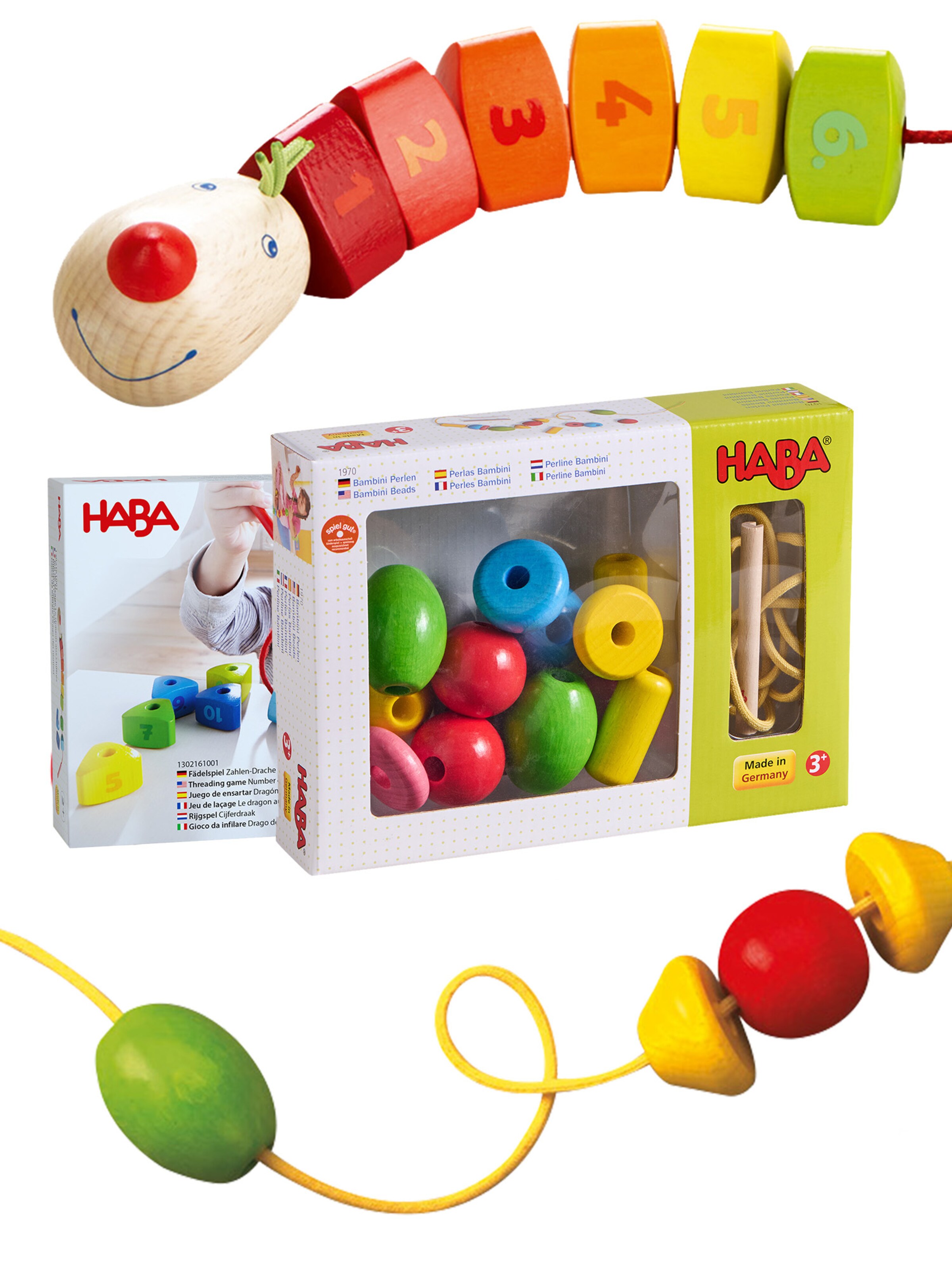 HABA Game ' Fädelspiele ' in Mixed colors