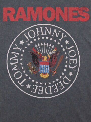 Recovered T-Shirt 'Ramones' in Grau