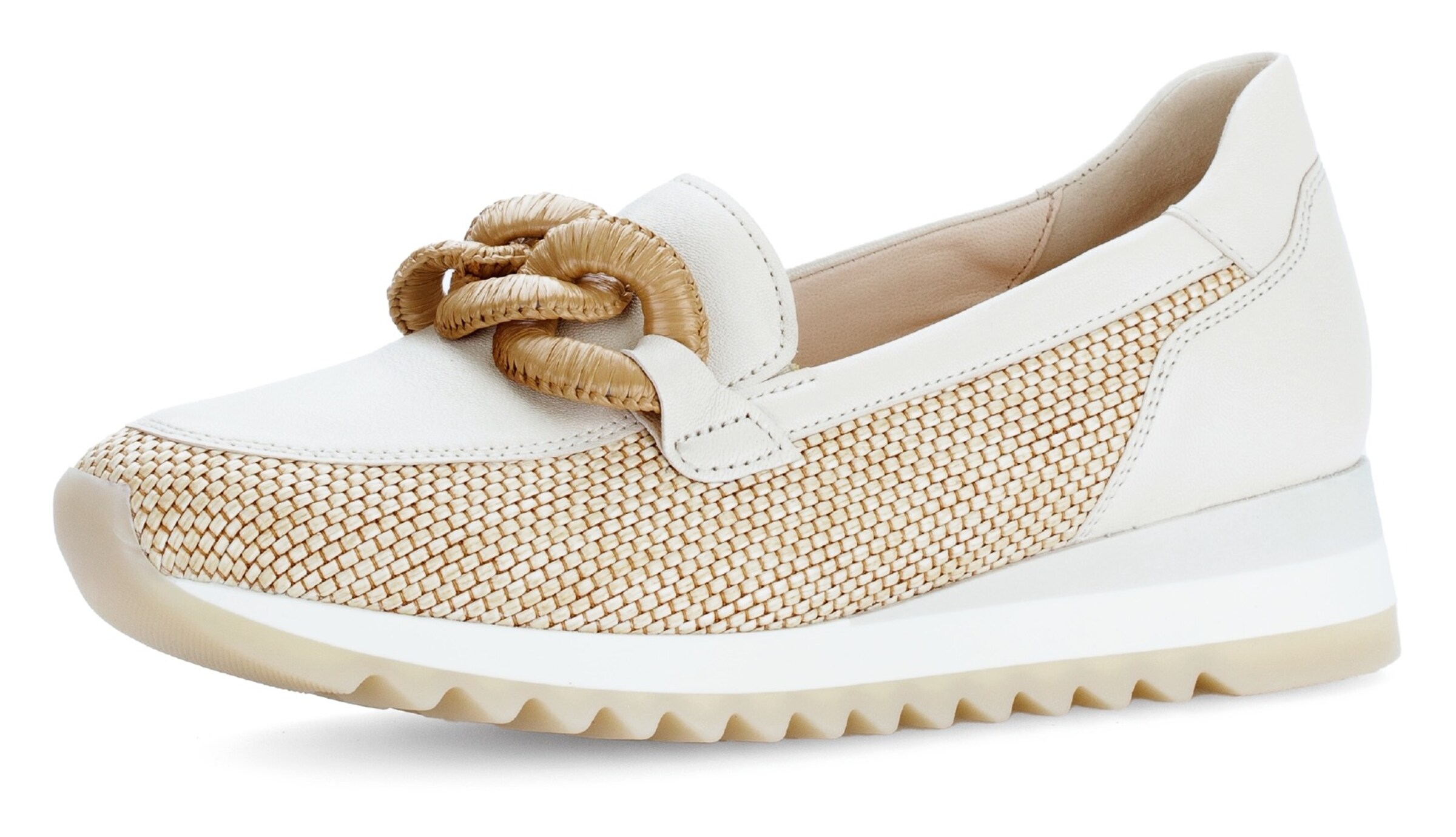 GABOR Slipper in Weiß: Vorderseite