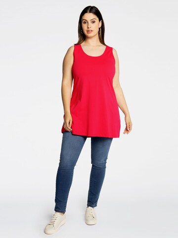 Yoek Top ' COTTON ' in Red