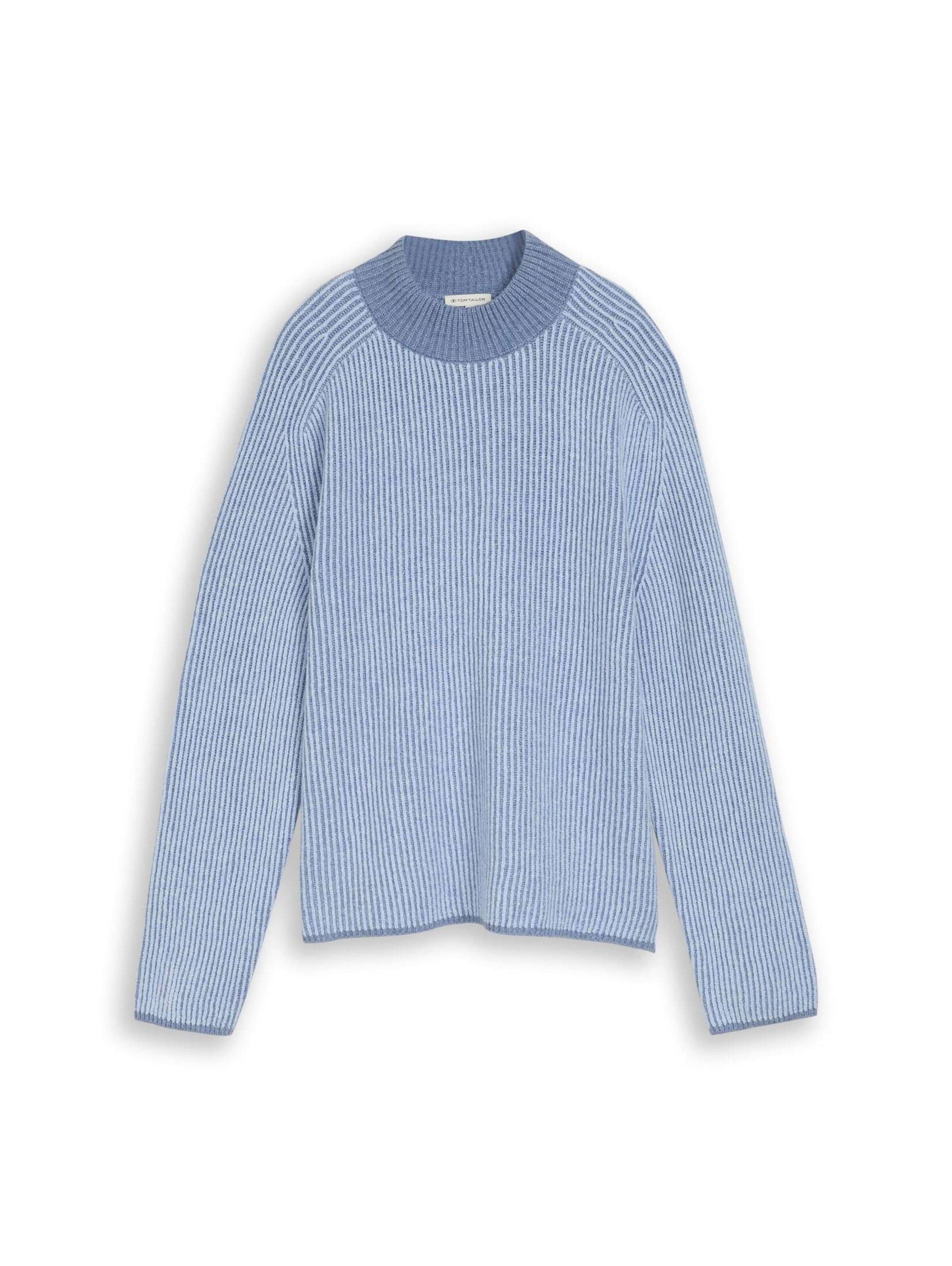 TOM TAILOR Sweater in Blue: front