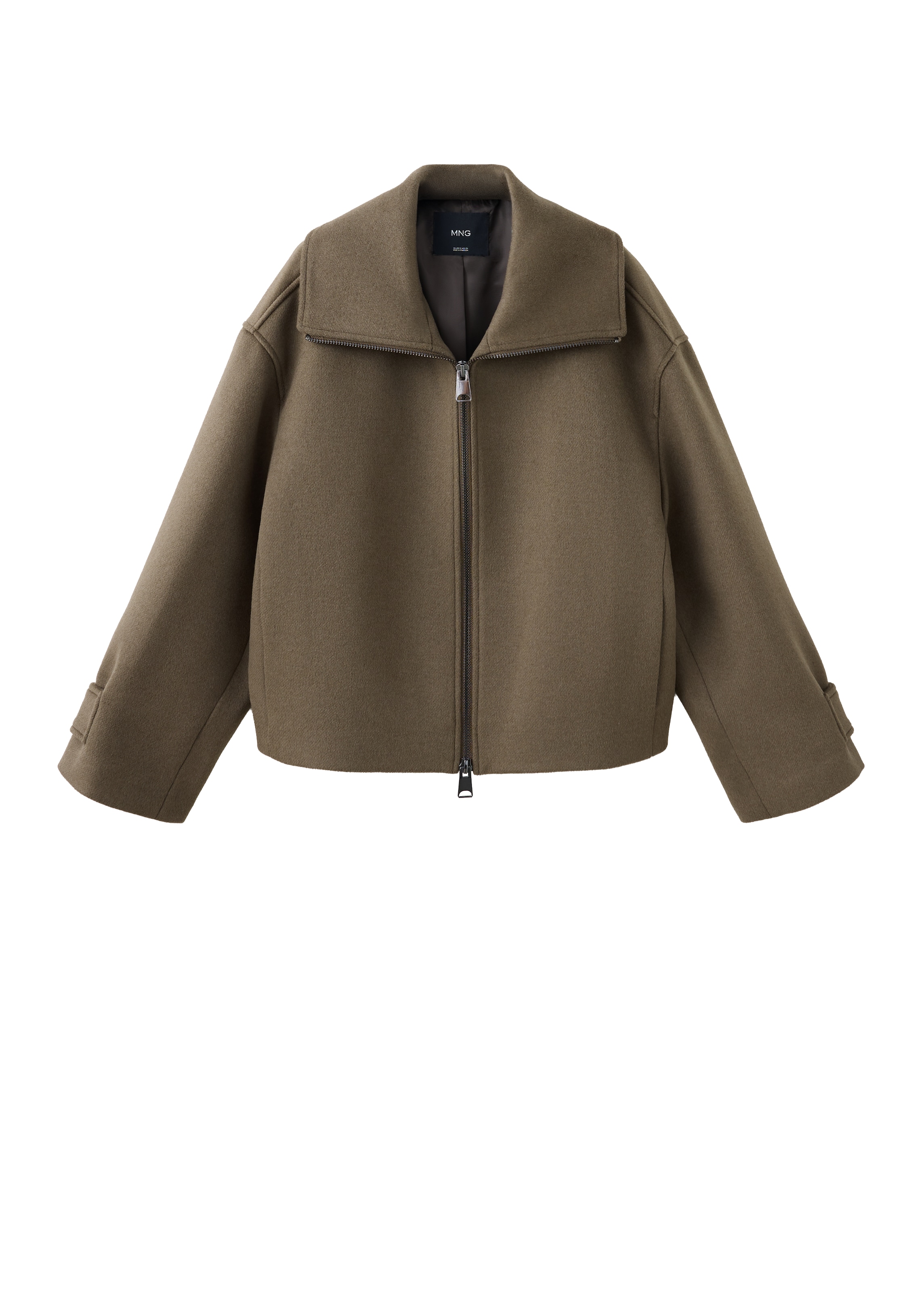 MANGO Jacke 'KANDY' in Braun: Vorderseite
