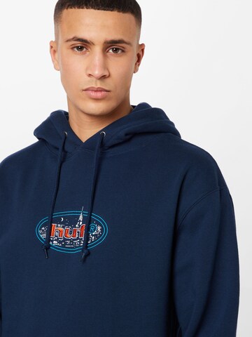 HUF Sweatshirt 'CITY LIGHTS' in Blau