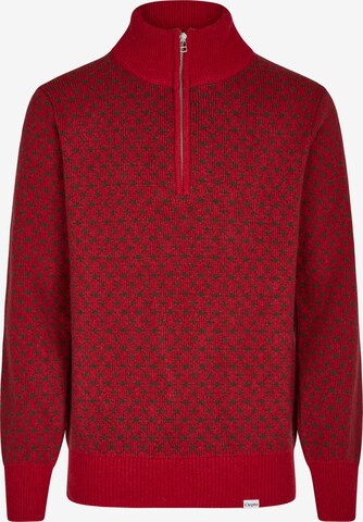 Cleptomanicx Sweater in Red: front