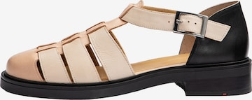 Sandales à lanières LLOYD en beige : devant