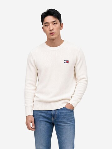 Pullover 'DM0DM20923' di Tommy Jeans in bianco