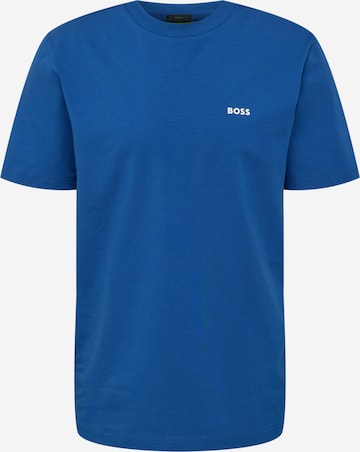 T-Shirt 'TEE' BOSS Green en bleu : devant