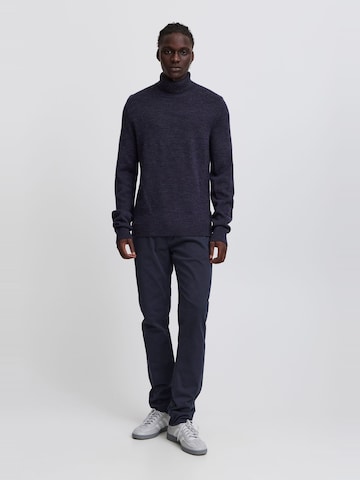 BLEND Slim fit Trousers 'Rodney' in Blue