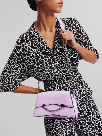 Karl Lagerfeld - Bolso de hombro 'K/Seven 2.0' en lila