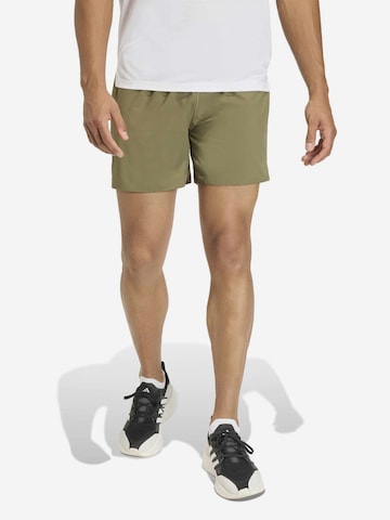 žalia ADIDAS PERFORMANCE Laisvas Sportinės kelnės 'ADI365': priekis