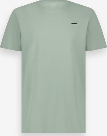 LEBASQ Shirt 'The Baker Crew Neck' in Grey: front