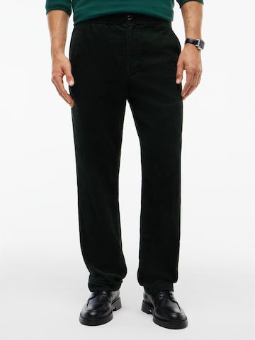 TOMMY HILFIGER Regular Hose in Grün: Vorderseite