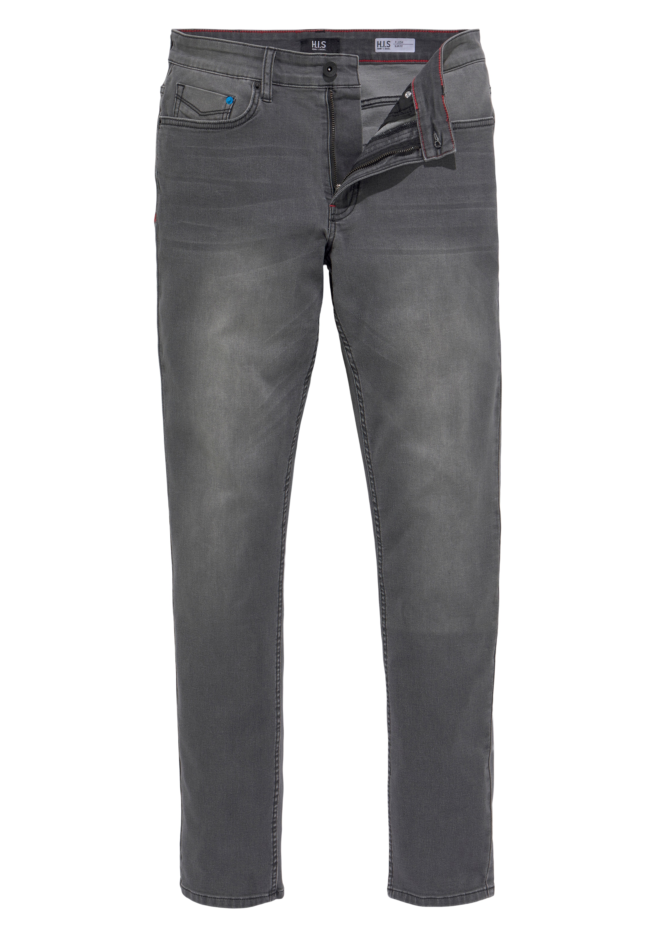 H.I.S Jeans in Grey: front