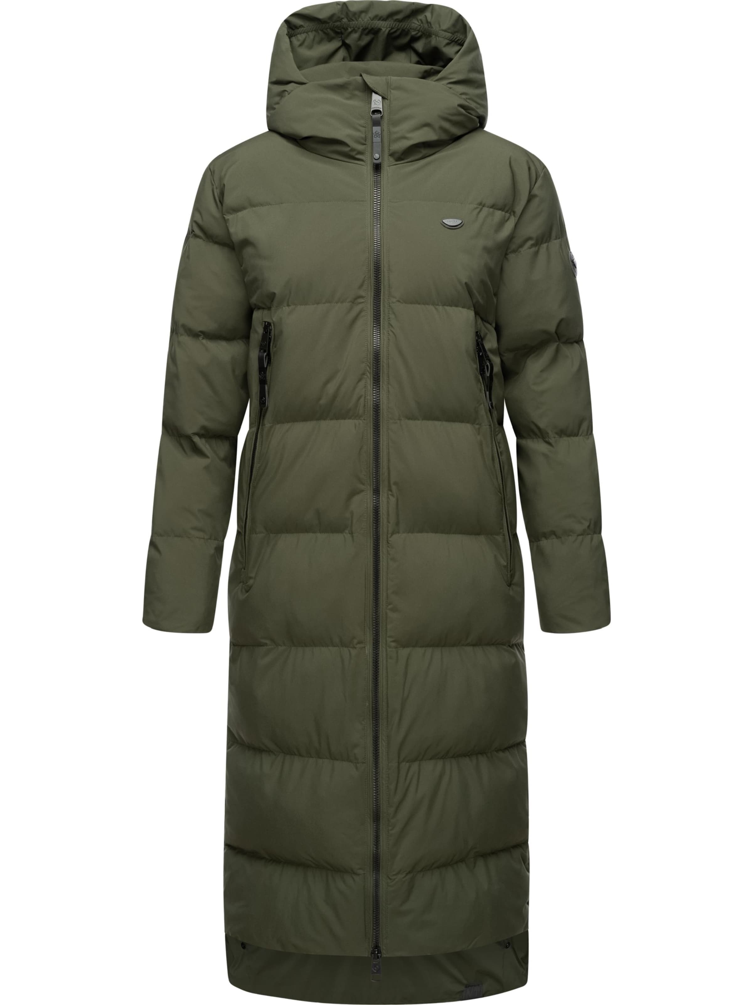 Ragwear Зимнее пальто 'Patrise' в Зеленый: спереди