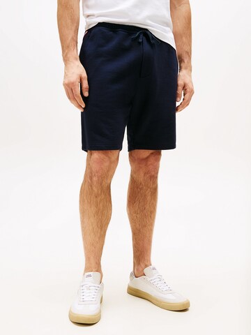 TOMMY HILFIGER Regular Trousers in Blue: front