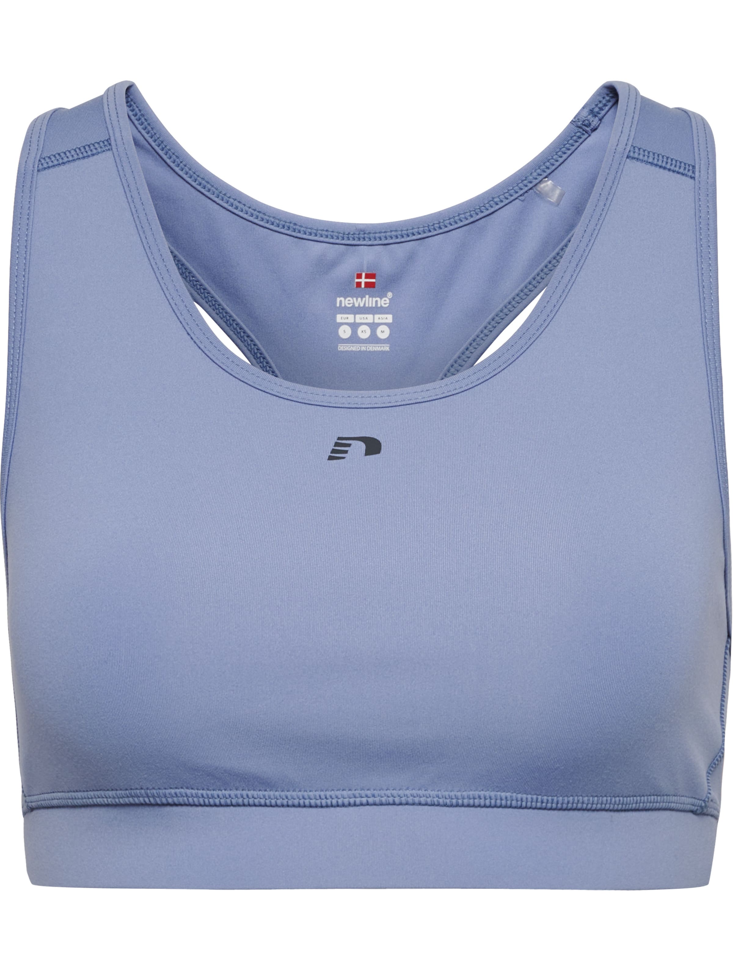 Newline Bustier Sport-BH 'Lean' in Blau: Vorderseite