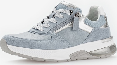 GABOR Sneaker in blau / silber / weiß, Produktansicht