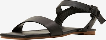 ESPRIT - Sandalias en negro: frente