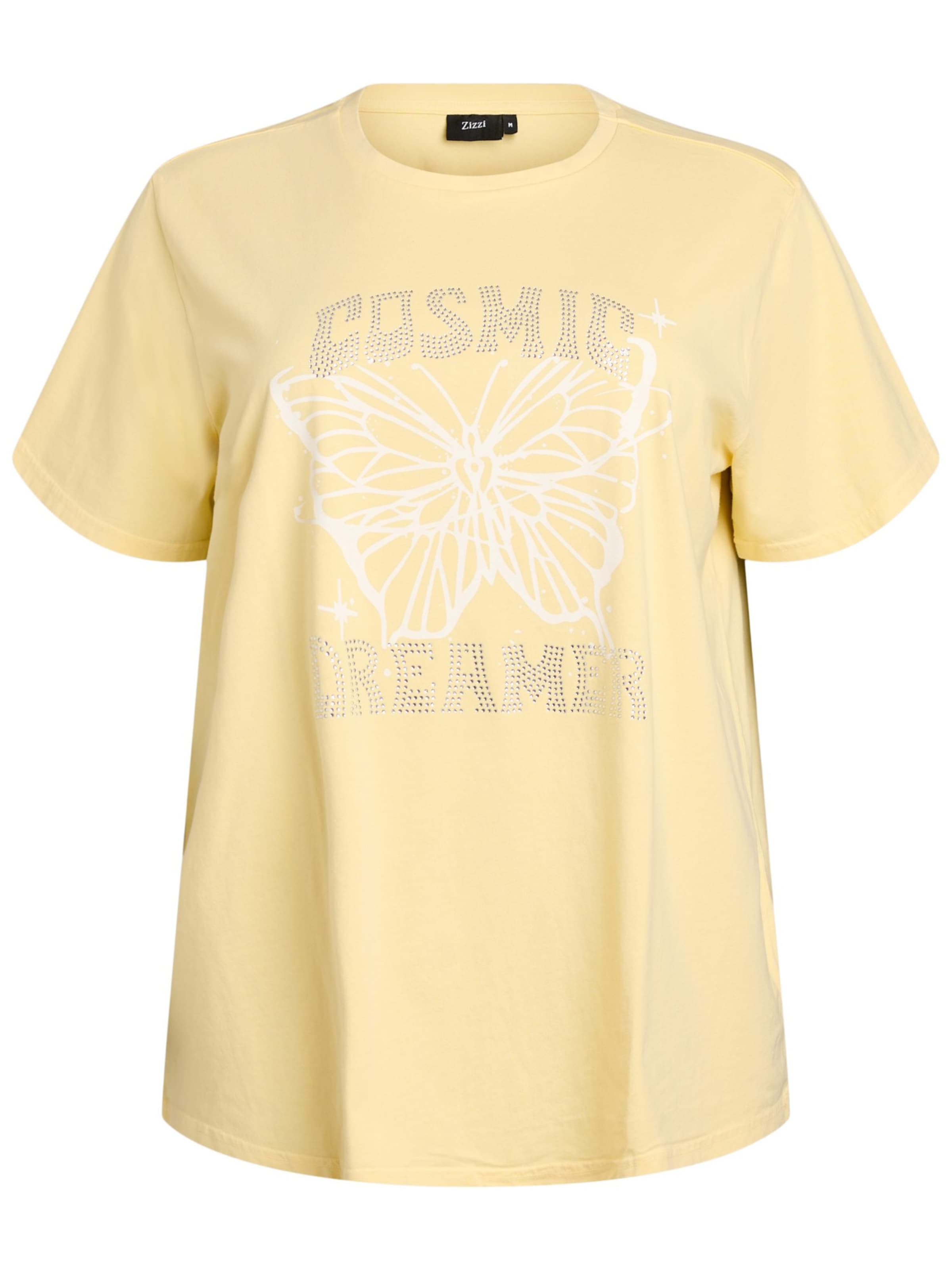 Zizzi Shirts 'EVIBA' i gul: forside