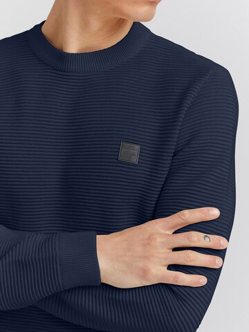 !Solid Pullover 'Valencia' in Blau