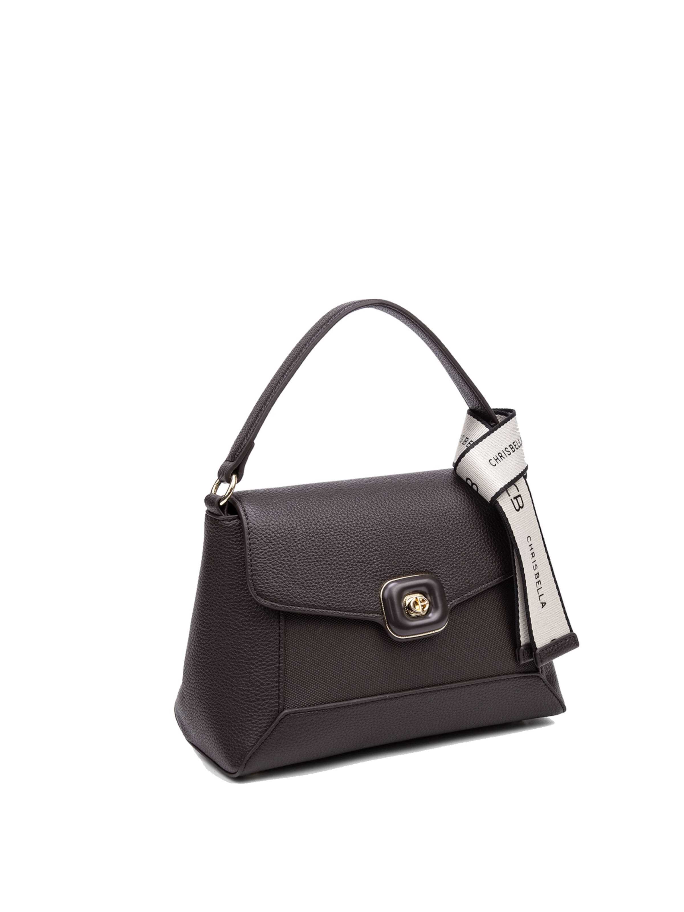 Chrisbella Handbag in Brown: front
