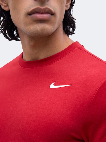 raudona NIKE Sportiniai marškinėliai