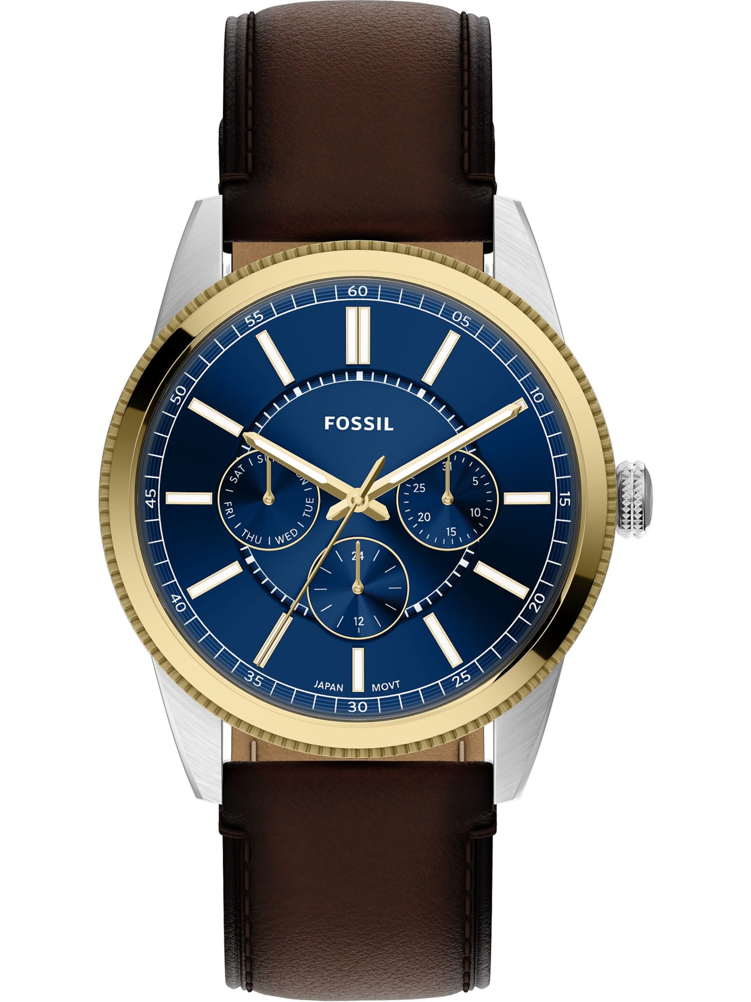 FOSSIL Аналоговые часы в Золотой: спереди