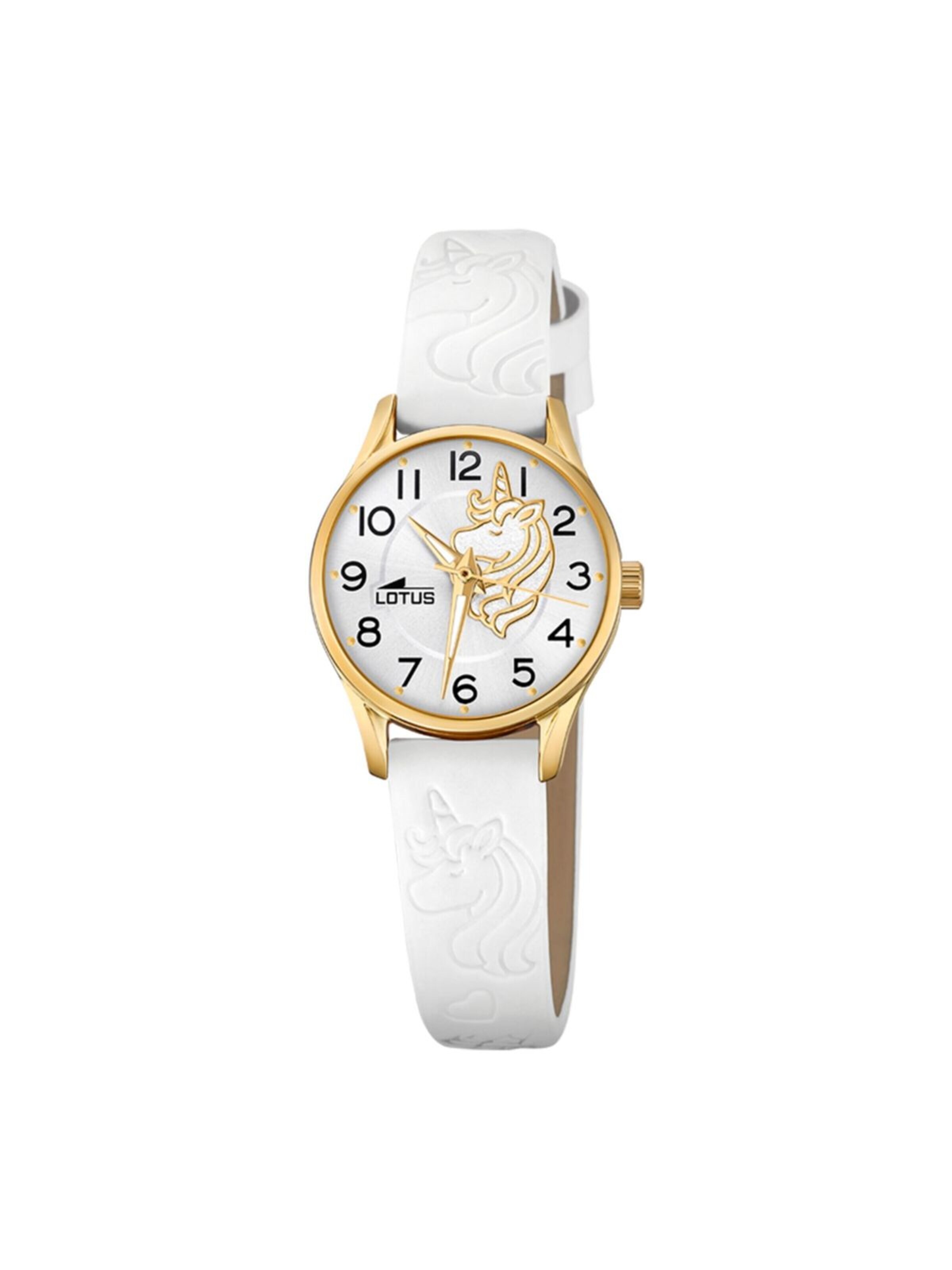 Montre Lotus en blanc