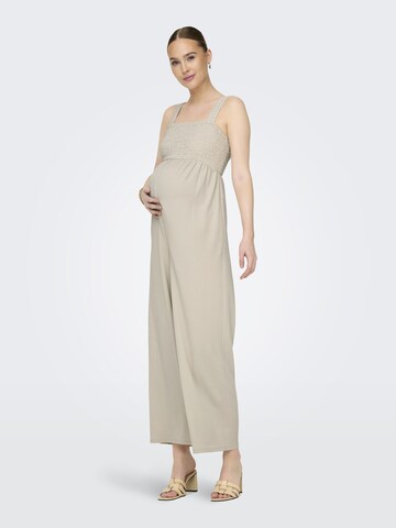 Only Maternity Jumpsuit in Beige