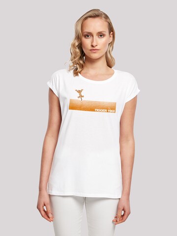 T-shirt 'Disney Winnie Puuh Der Bär Tigger 1968' F4NT4STIC en blanc : devant