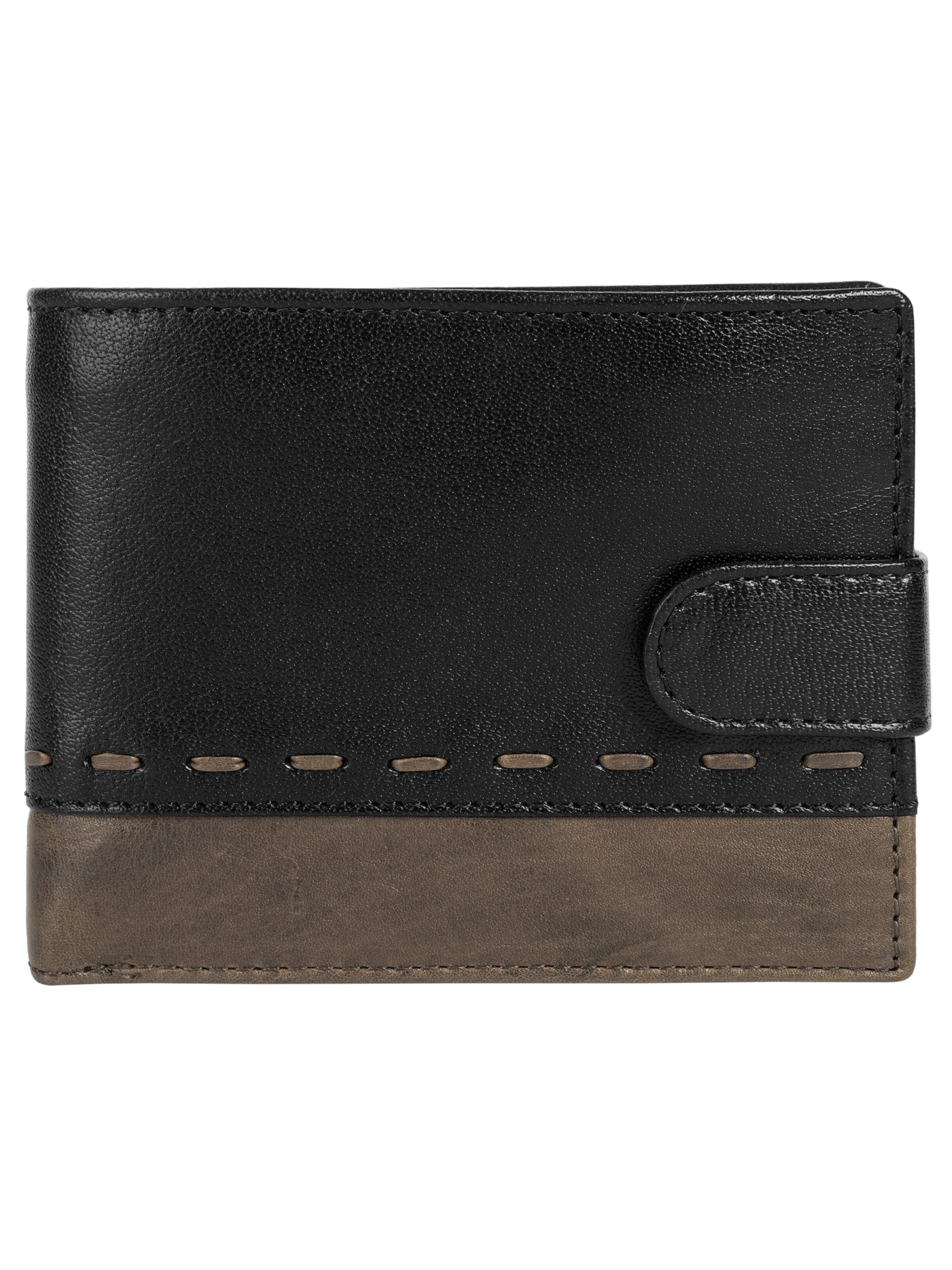 Bagan Wallet in Black: front