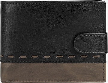 Bagan Wallet in Black: front