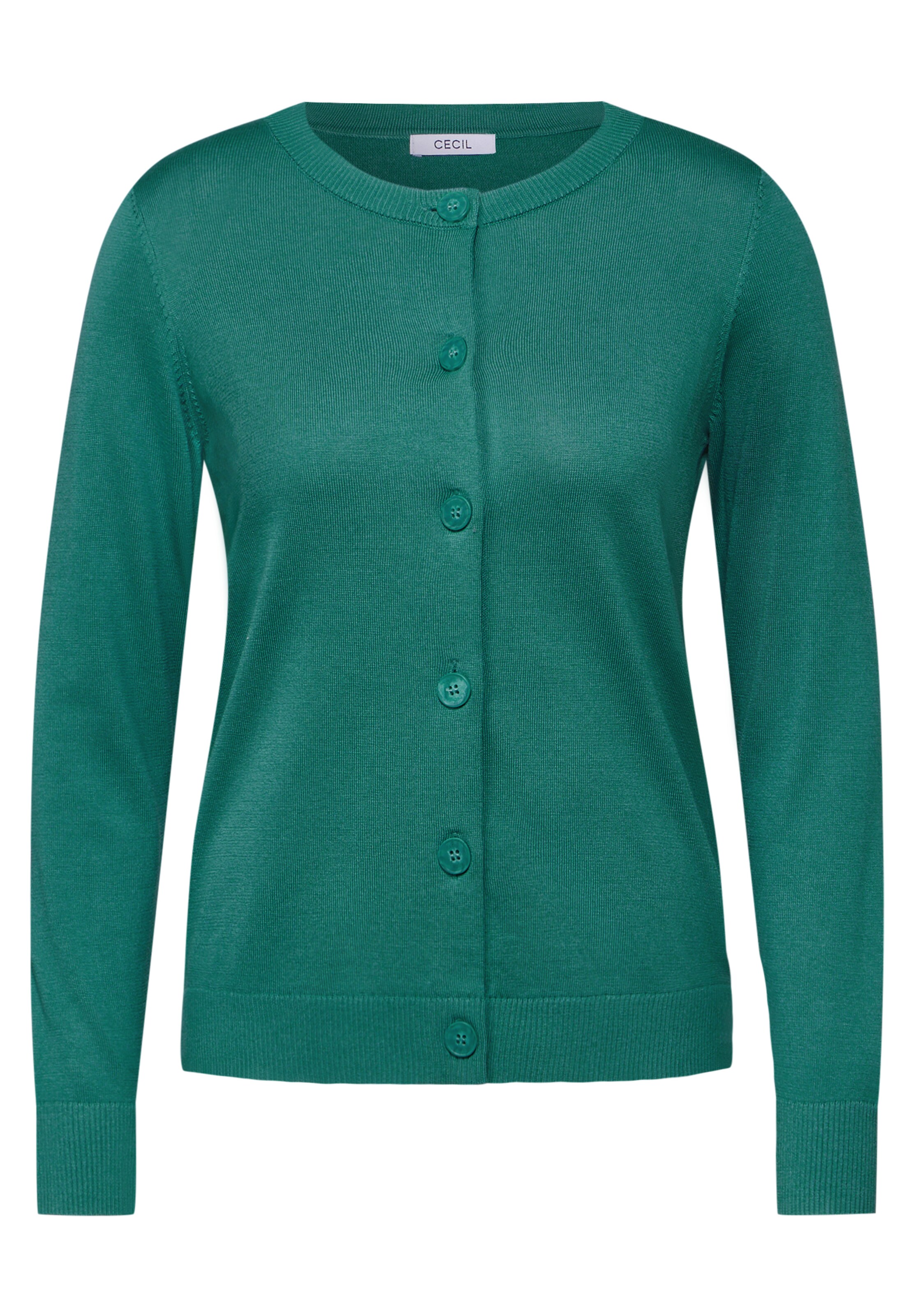 CECIL Strickjacke in Grün: Vorderseite