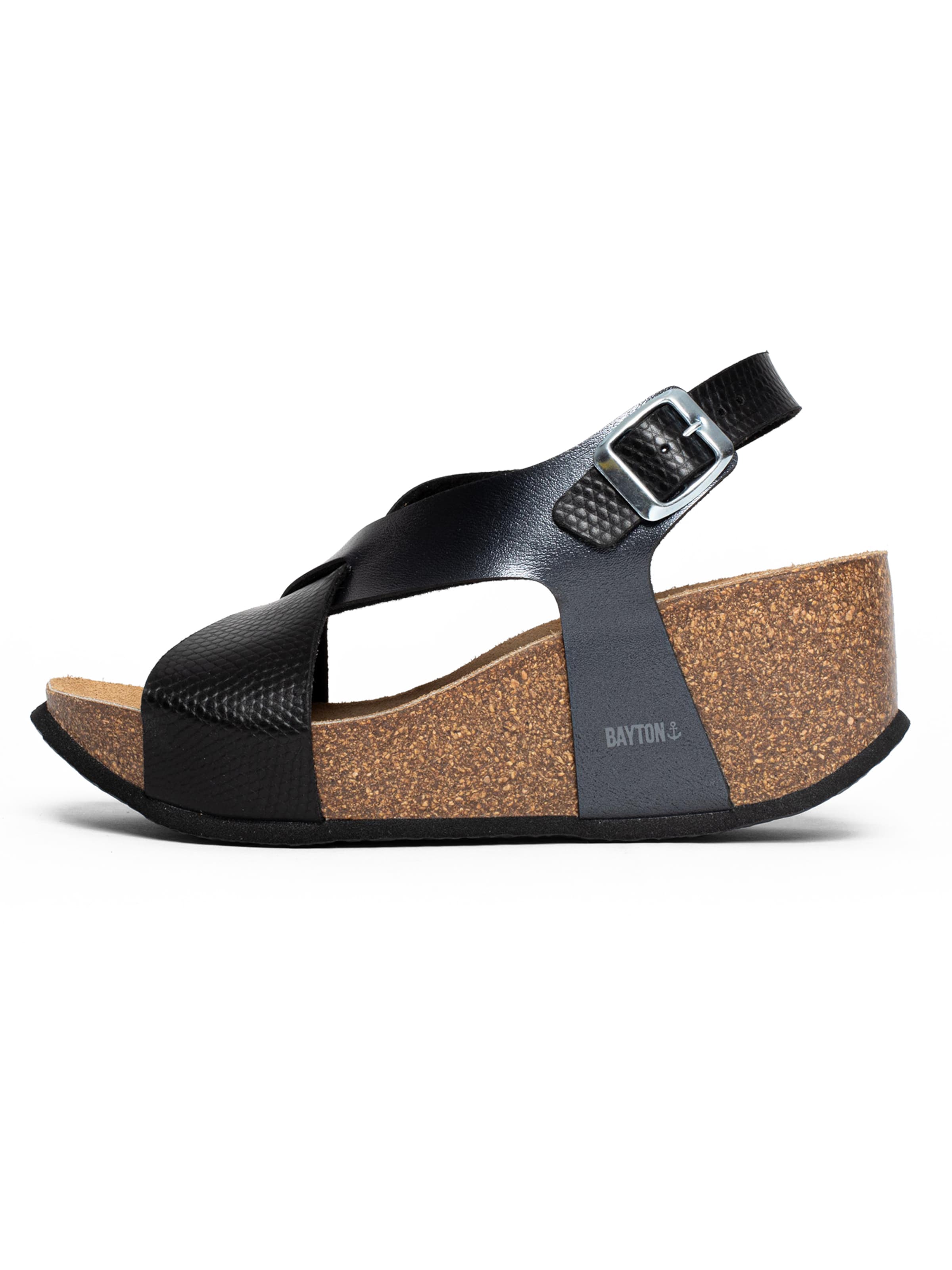 BaytonSandale 'Jerez' - crna boja: prednji dio