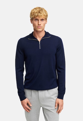 Pull-over 'Johannes' Kronstadt en bleu : devant
