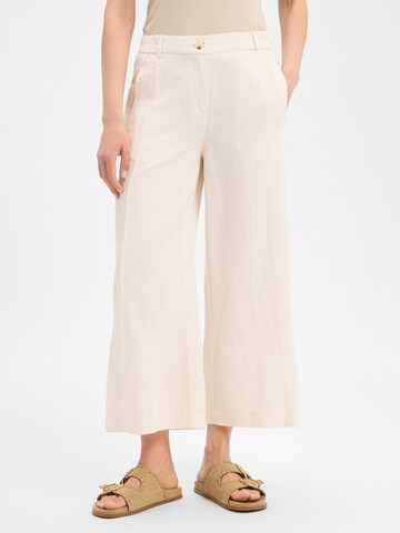 Wide Leg Pantalon 'Maiga Flow' OPUS en beige : devant