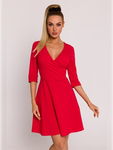 made of emotion - Vestido 'M786' en rojo: frente
