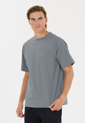 Virtus Performance Shirt 'Dela' in Grey: front