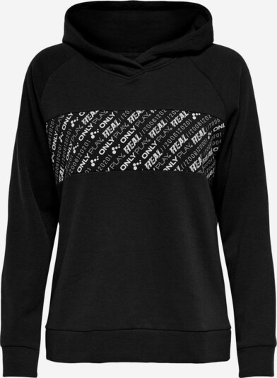 ONLY PLAY Sportsweatshirt in schwarz / weiß, Produktansicht