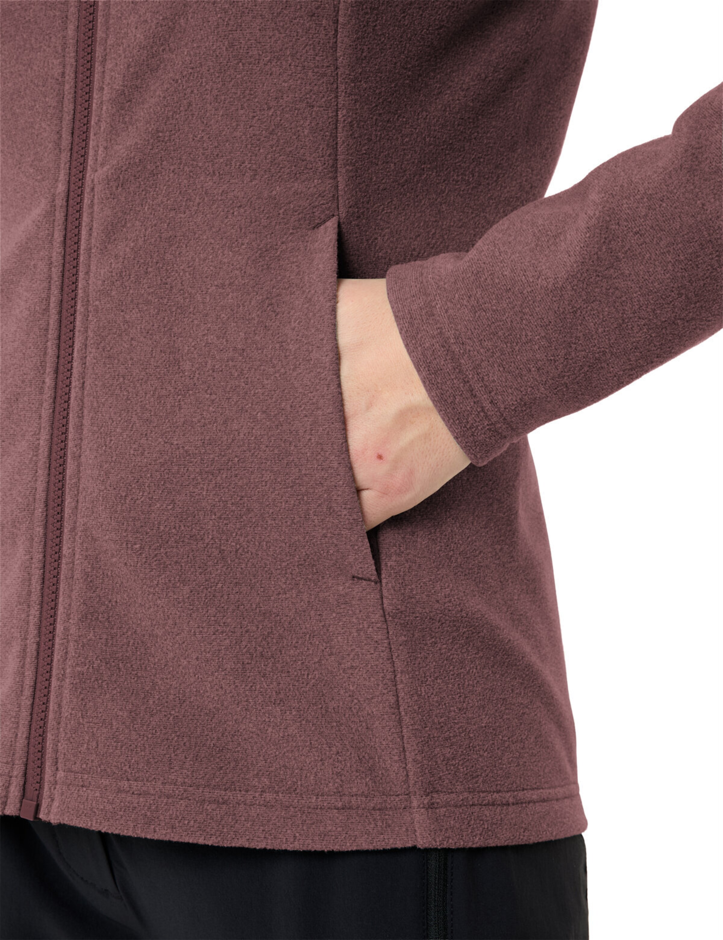 VAUDE Athletic fleece jacket in Red
