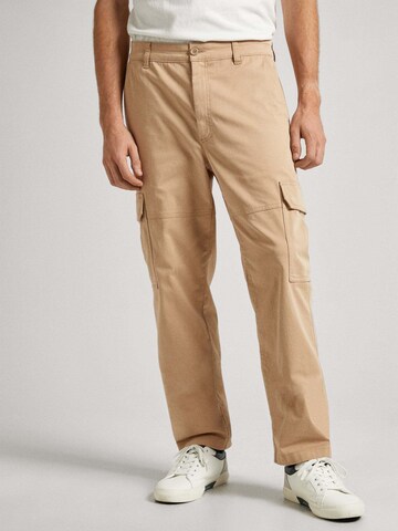 Pepe Jeans Loose fit Cargo Pants in Beige