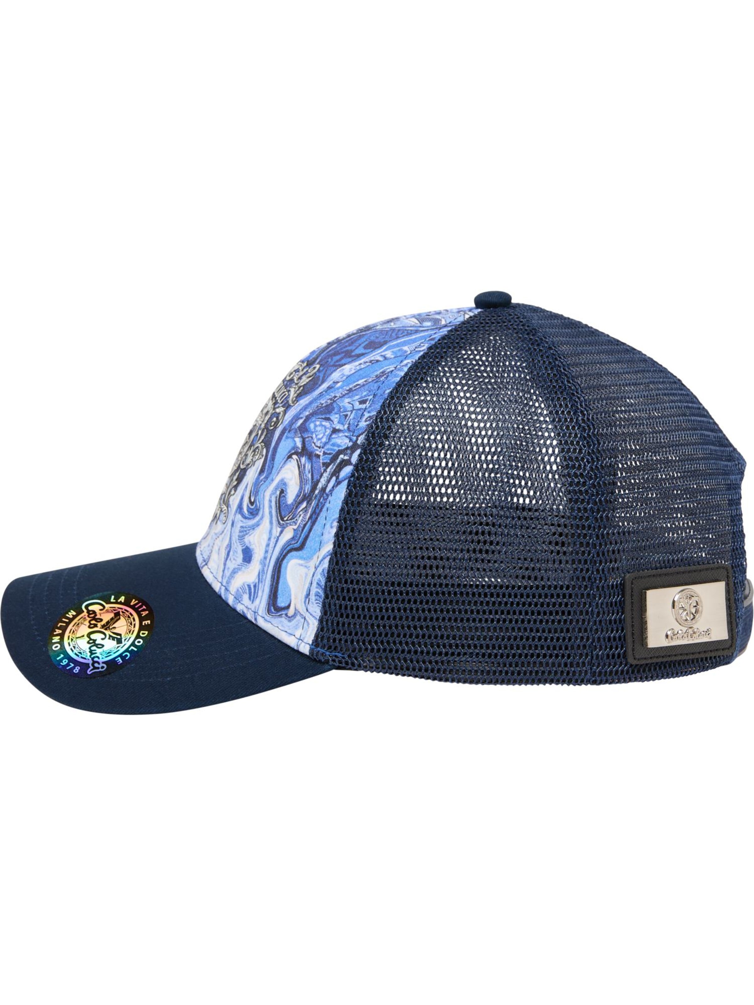 Casquette 'Deni' Carlo Colucci en bleu