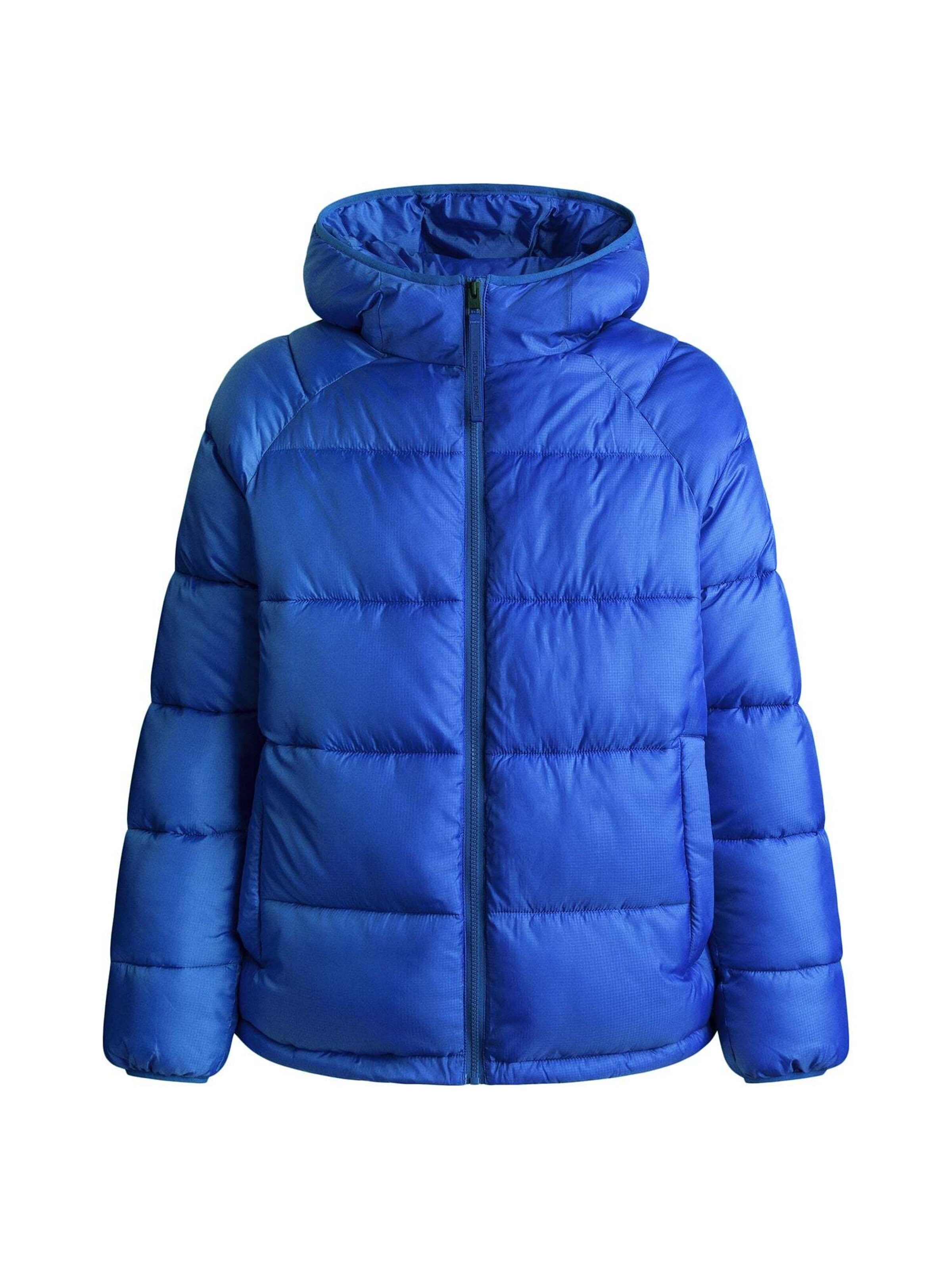 Red Bull Racing x Pepe Jeans Tussenjas 'MICRO RIPSTOP PUFFER' in Blauw: voorkant