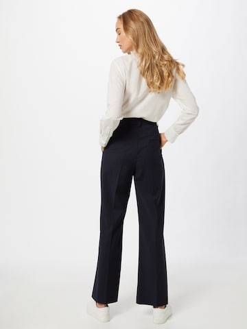 NUÉ NOTES Wide leg Pleat-front trousers 'Ludvig' in Blue