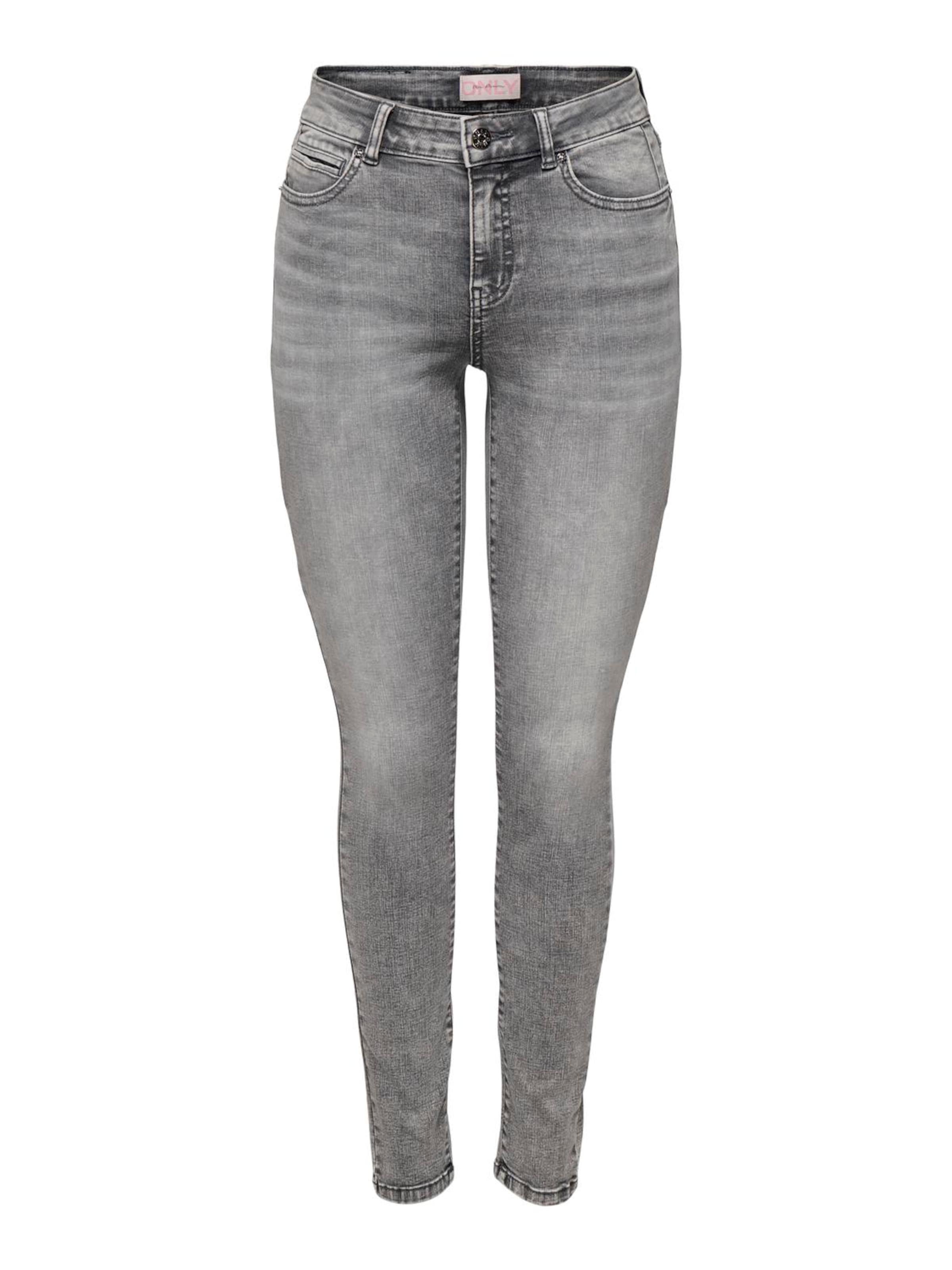 ONLY Skinny Džínsy 'Wauw' - Sivá: predná strana