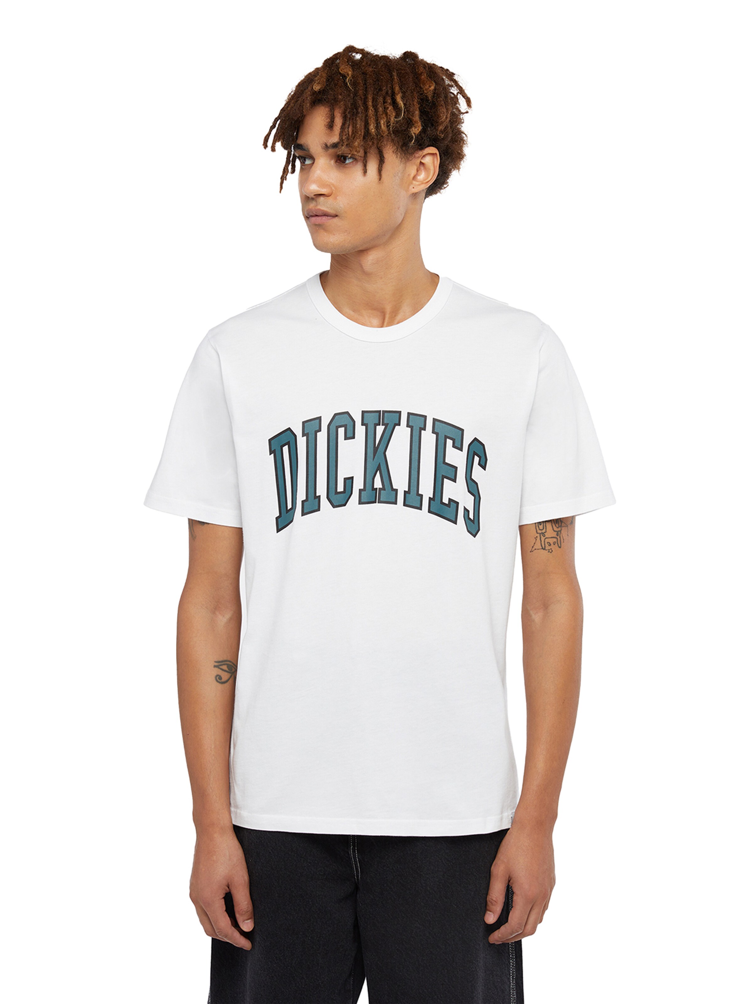 DICKIES Bluser & t-shirts 'AITKIN' i hvid: forside