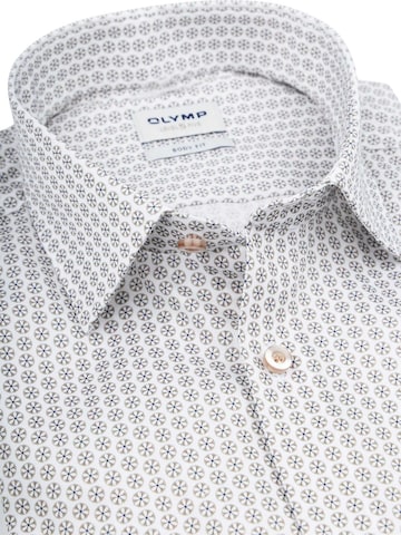 OLYMP Slim fit Overhemd 'Level 5' in Beige
