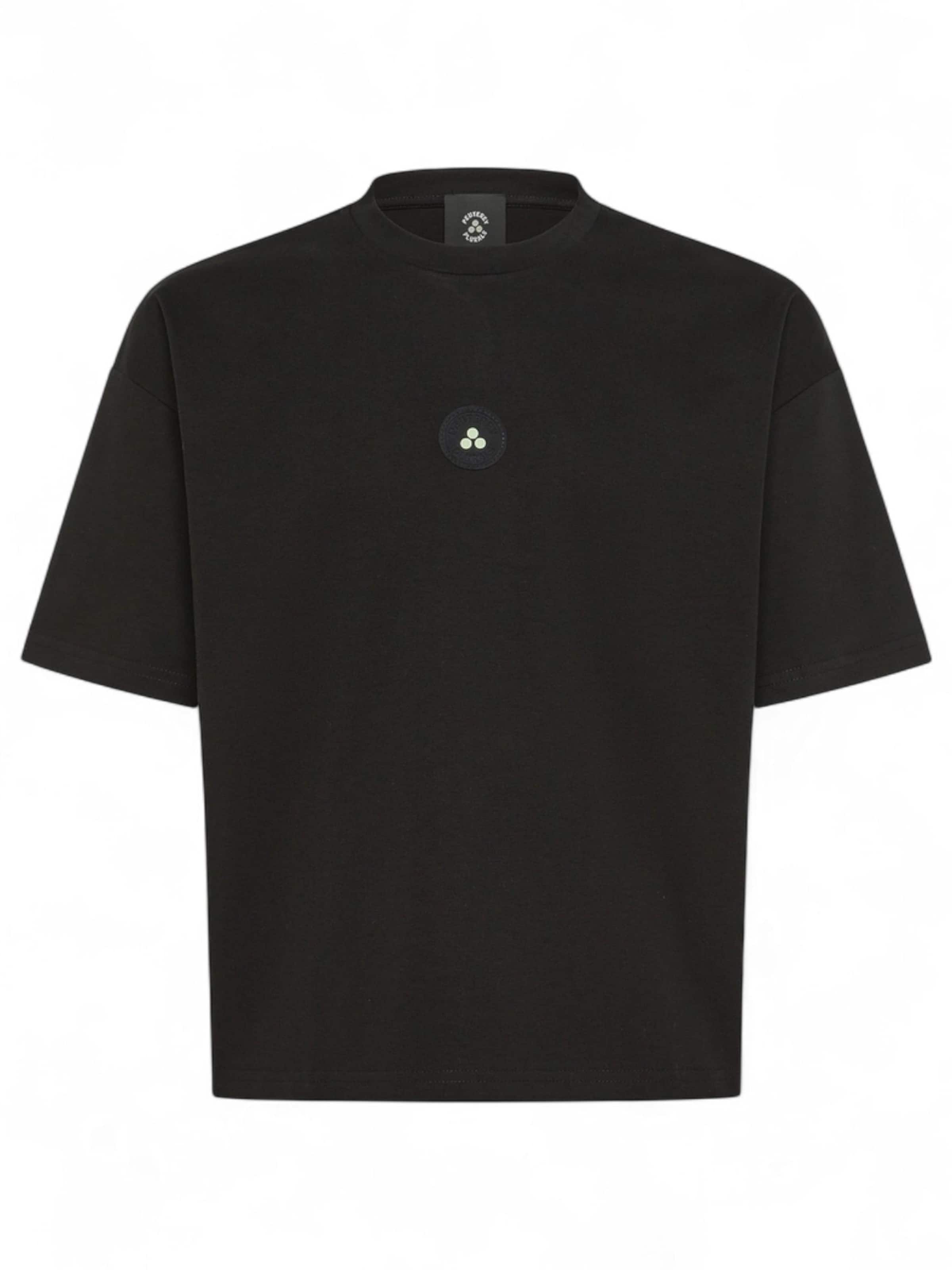 Peuterey - Camiseta en negro: frente